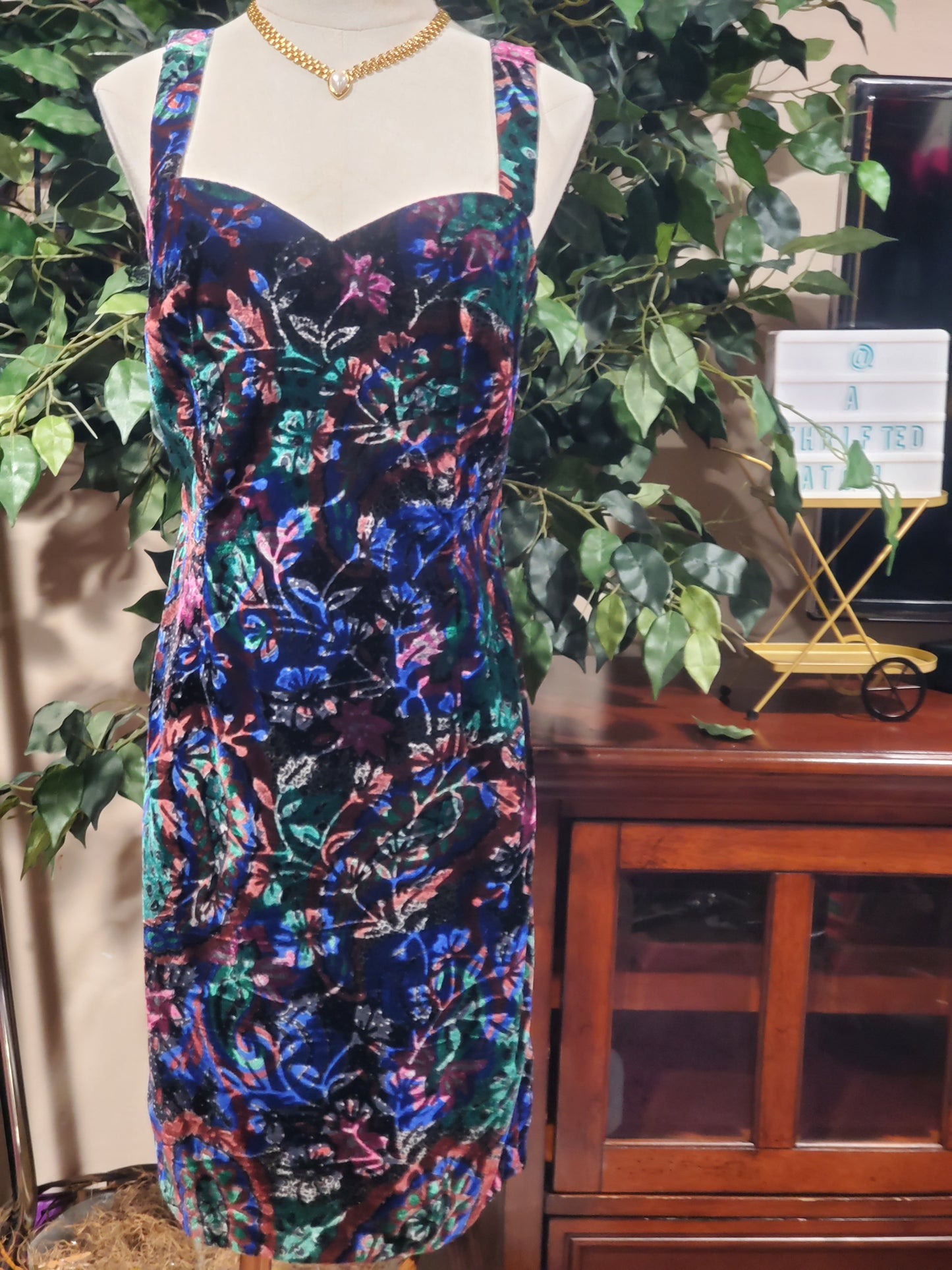 Velvet Sweetheart Dress