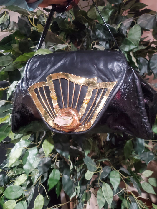 Black Crystal Purse