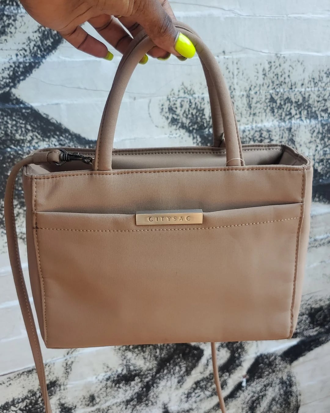 Tan Box Purse