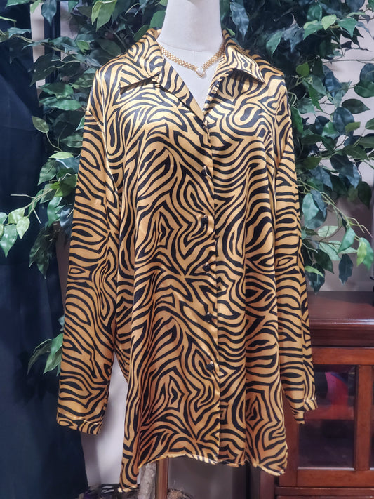 Zebra Button-down